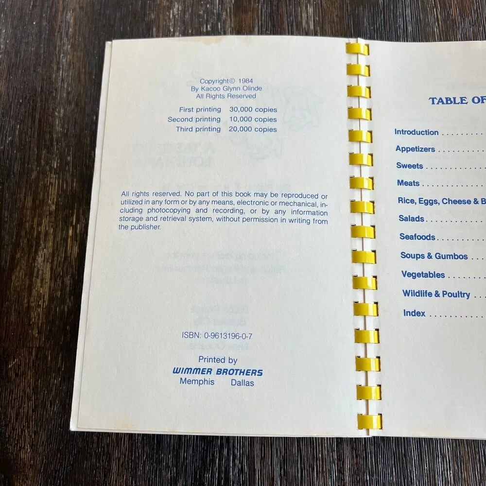Ralph and Kacoo Taste of Louisiana Cajun Seafood Cookbook Spiral-Bound Recipes